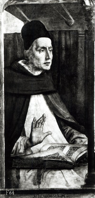 Portret van St. Albertus Magnus (c.1206-80) c.1475 door P. Joos van Gent and Berruguete